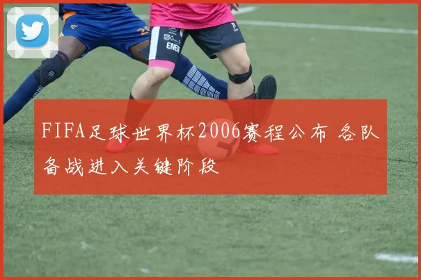 FIFA足球世界杯2006赛程公布 各队备战进入关键阶段